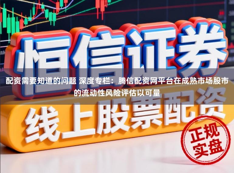 配资需要知道的问题 深度专栏：腾信配资网平台在成熟市场股市的流动性风险评估以可量